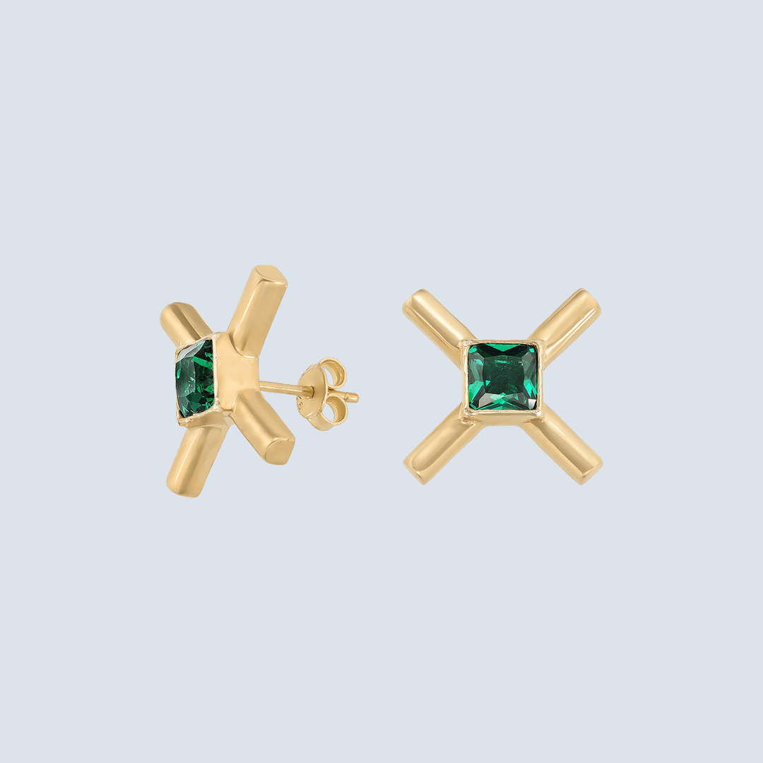 the x esmeralda earrings dekupe