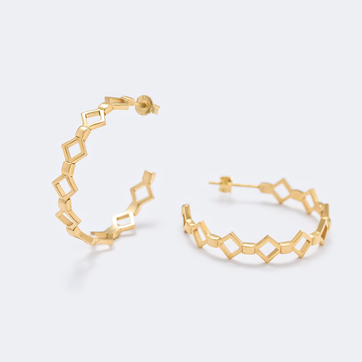 silhouette hoop earrings gold katalog