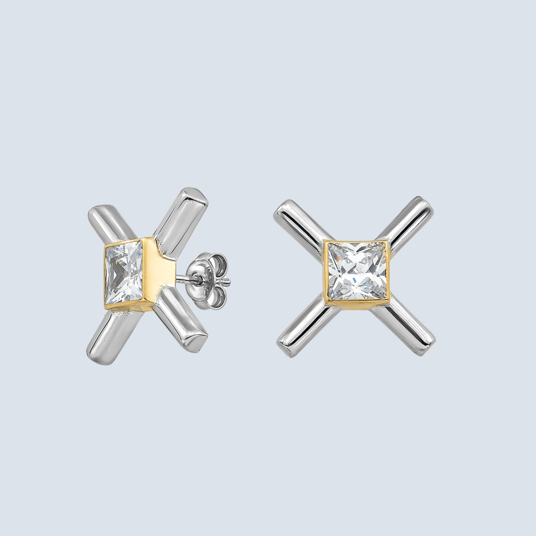 sparkle earrings grap background