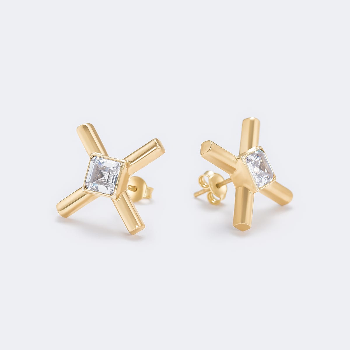 the x gold sparkle earrings katalog