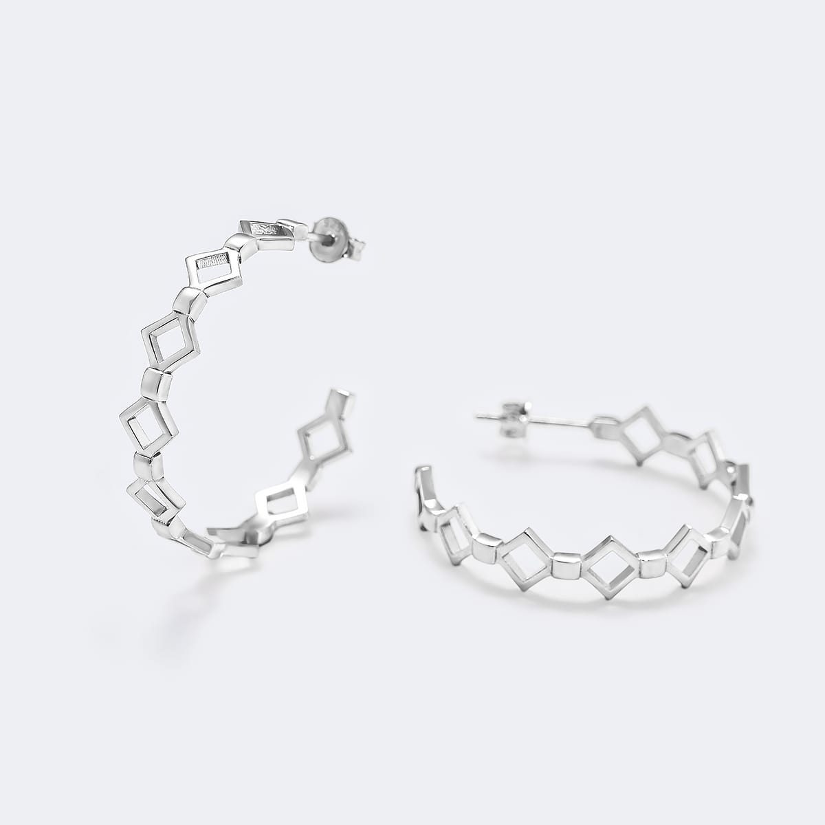 silhouette silver hoop earrings katalog